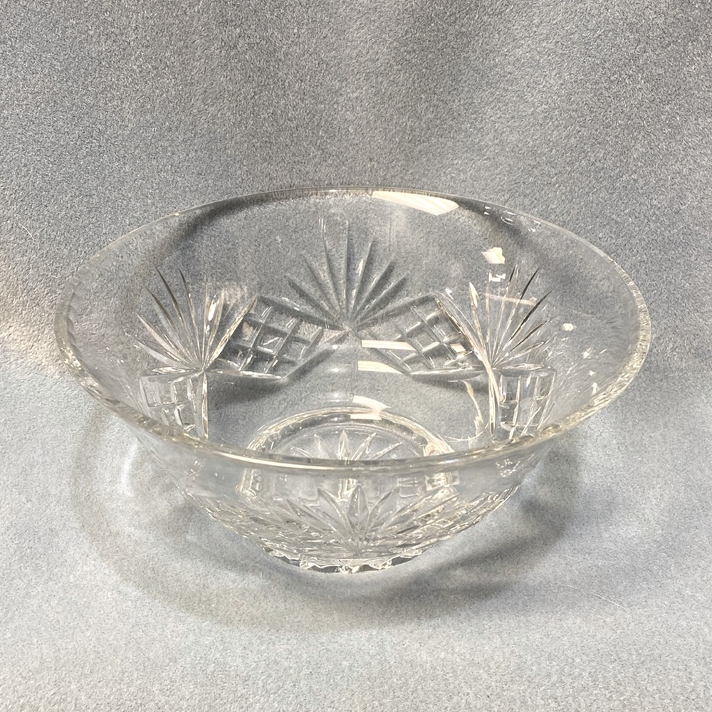 Large Rogaska Crystal Richmond 9 in. Serving Bowl Center Piece Bowl